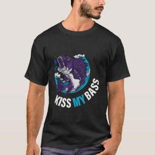 T-shirt Kiss My Bass Fishing
