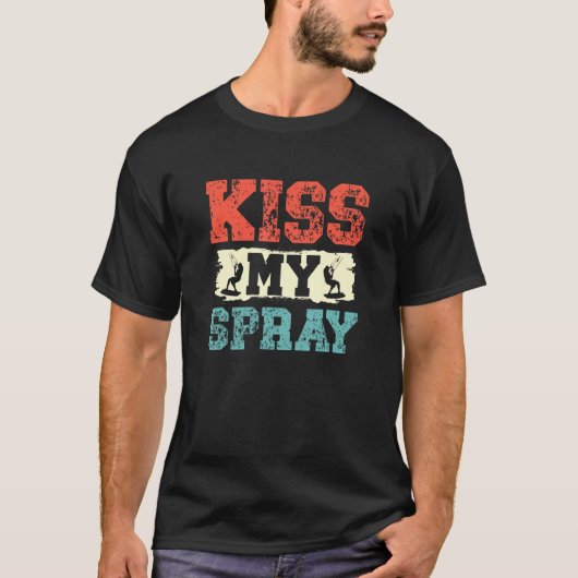 T-shirt Kiss My Spray Kitesurf Kitesurf Kitesurfer (Devant)