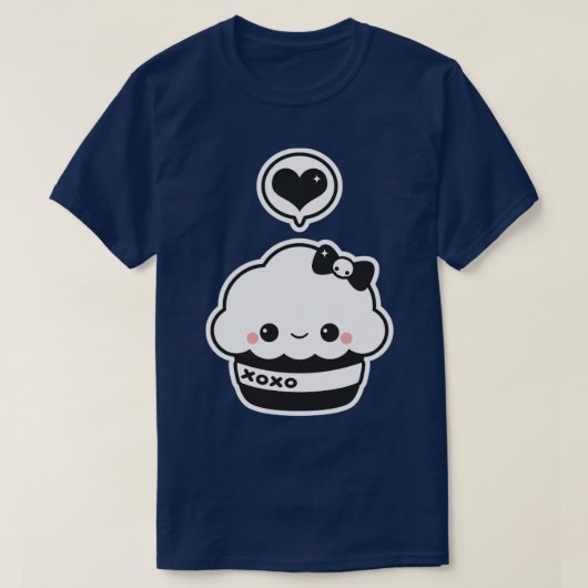 T-shirt Kisses Cupcake (Design devant)