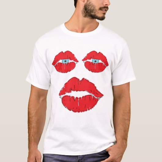 T-shirt KISSES Light Shirts (Devant)