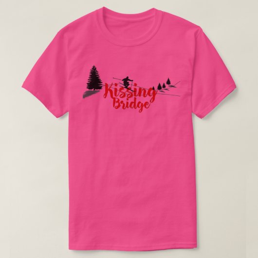 T-shirt Kissing Bridge Long Ski (Design devant)