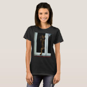 T-shirt Kit art félin mignon mème (Devant entier)