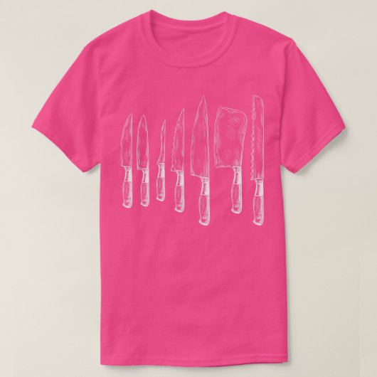 T-shirt Kit couteau cuisine (Design devant)