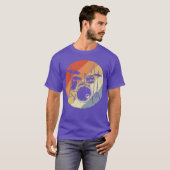 T-shirt Kit de batterie Retro friend (Devant entier)