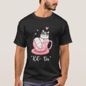 T-shirt Kit de chat-thé chat (Devant)