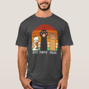 T-shirt Kit de jeu Pierre Feuille Ciseaux Amoureux de chat