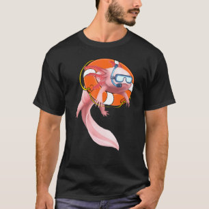 T-shirt Kit de natation de poisson Axolotl Masque de plong