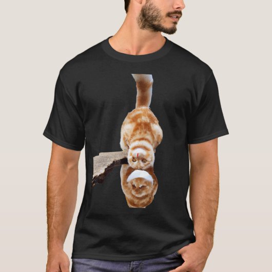 T-shirt Kit d'illusion de chat bizarre artwork de chaton (Devant)