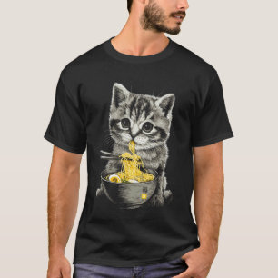 T-shirt Kit japonais style chaton mignon bébé chat mangean