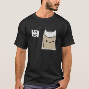 T-shirt Kit Kitten Ea Pour Chat Cute Art