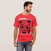 T-shirt Kit le père noël est une ordure (Devant entier)