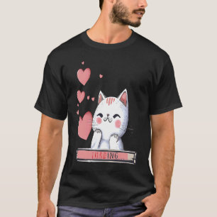 T-shirt Kit Mignon Chat Saint-Valentin Chat Chaton J'Aime