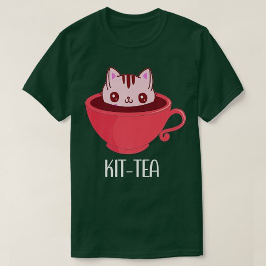 T-shirt Kit Thé de confiture de chat Kit Thé pour amateurs (Design devant)