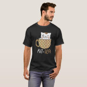 T-shirt Kit Thé Pour Thé Thé Chat Chat (Devant entier)