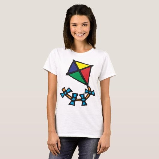 T-shirt Kite coloré (Devant entier)