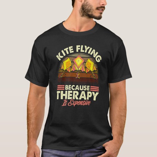 T-shirt Kite Flying Retro Love Kites (Devant)