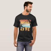 T-shirt Kite Kiteboarding Kitesurf Cadeau (Devant entier)