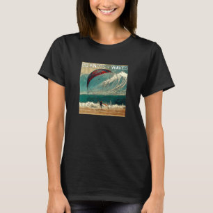 T-shirt Kiteboard 20 noeuds plus vagues 1