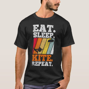 T-shirt Kiteboard Kiteboard Eat Sleep Kite Kitesurf