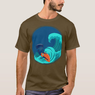 T-shirt Kiteboarder Ocean Water Sports Kiteboard