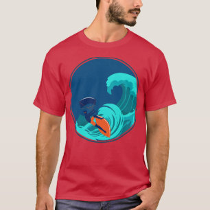 T-shirt Kiteboarder Ocean Water Sports Kiteboard