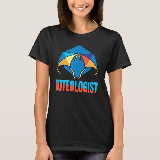 T-shirt Kitéologue Kite Flying (Devant)