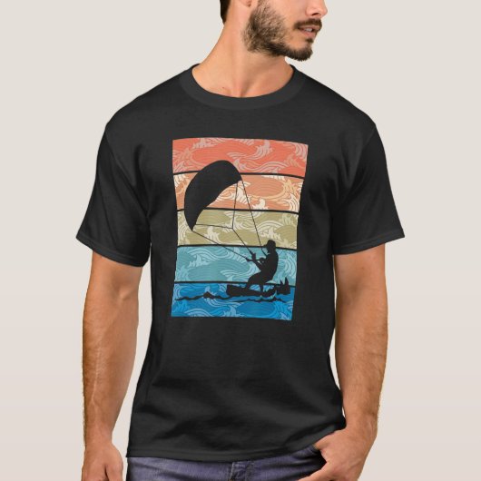 T-shirt Kitesurf Cool Kiteboard Water Sports Kitesur (Devant)