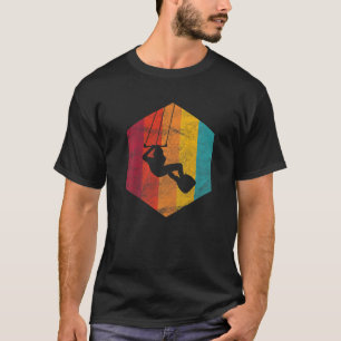 T-shirt Kitesurf Retro Kite Board Vent Surf Sport