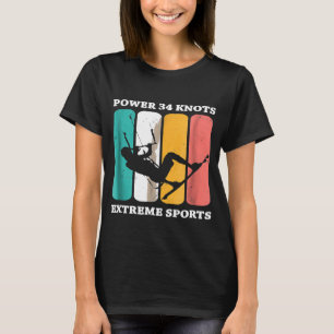 T-shirt Kitesurfing Kite Surf puissance 34 noeuds