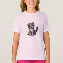 T-shirt Kits Cute Kitten