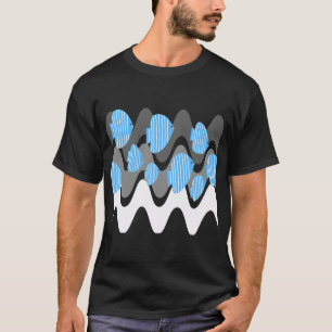 T-shirt Kitschy Angel Fish Bleu