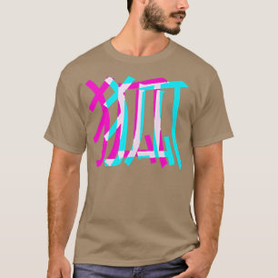 T-shirt Kitsune Fo Japanese Glitch Anime Aesthetic Vaporwa