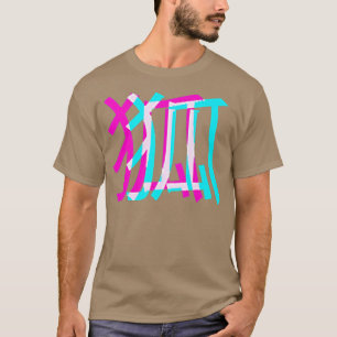 T-shirt Kitsune Fo Japonais Glitch Anime Esthétique Vaporw