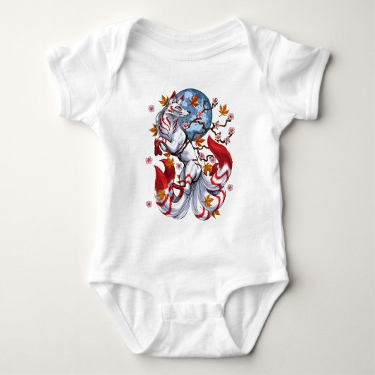 T-shirt Kitsune japanese Fox (Devant)