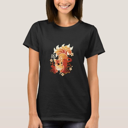 T-shirt Kitsune Kawaii (Devant)
