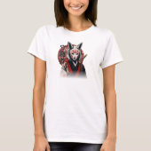 T-shirt Kitsune Samurai Guardian – Japanese Fox Warrior (Devant)