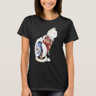 T-shirt Kitsune Tattoo - Peony Foxy Classic
