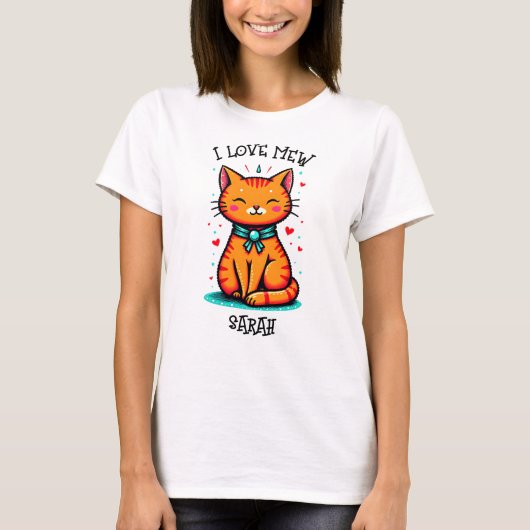 T-shirt Kitten aimant (Devant)