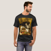 T-shirt Kitten avec peinture et brosses (Devant entier)