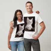 T-shirt Kitten blanc vulnérable (Unisexe)