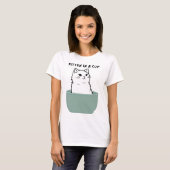 T-shirt Kitten dans un snack de coupe (Devant entier)