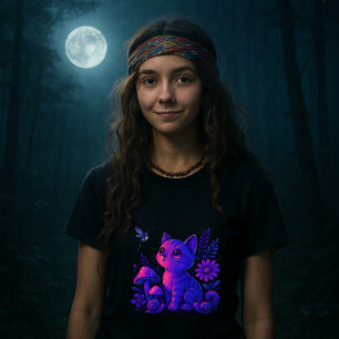 T-shirt Kitten & Firefly Parmi Les Champignons