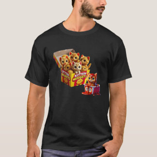T-shirt Kitten Nuggets Amoureux des chats Cadeau Alimentat