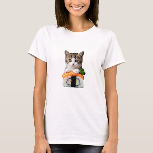 T-shirt kitten sushi (Devant)