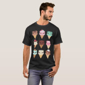 T-shirt Kittens à la crème glacée (Devant entier)