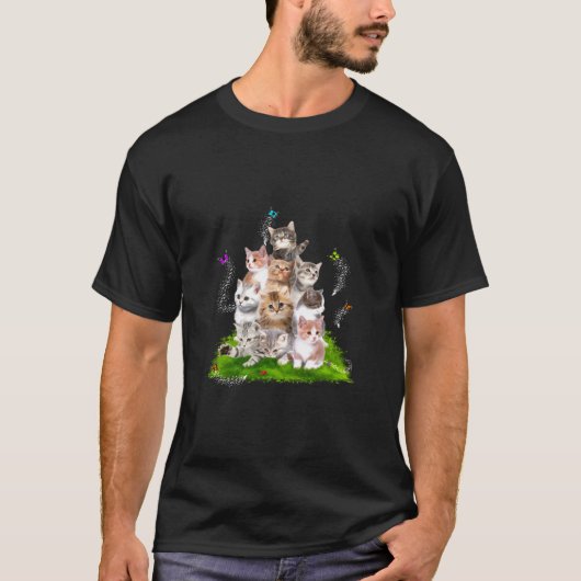 T-shirt Kittens Kitten Cat Cat Owner Kitten (Devant)