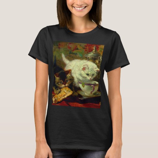 T-shirt Kittens Tea Party (Devant)