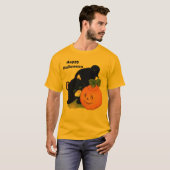 T-shirt Kitty1, HappyHalloween (Devant entier)