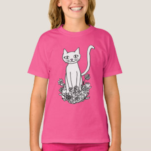 T-shirt Kitty assis Joli