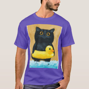 T-shirt Kitty At the Beach Ducky